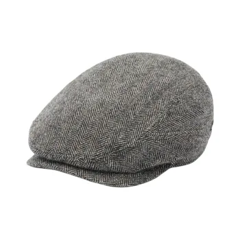 STETSON Wool Cotton Berets Unisex Gray