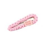 Pink Woven BB Clip