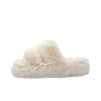 JUZI PVC Polyvinyl Chloride Slip-Resistant Abrasion-Resistant Slide Slippers Women's