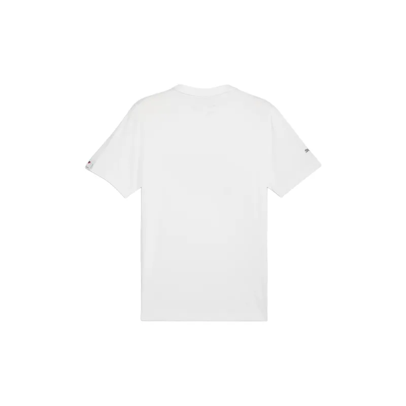 PUMA BMW M Motorsport SS24 Car Graphic Tee T-Shirt Men's White-1