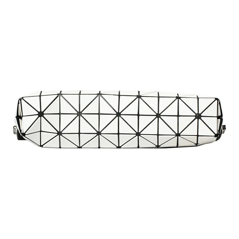 ISSEY MIYAKE Baguette Polyvinyl Chloride Resin Handbag, Shoulder Bag Women's White-4