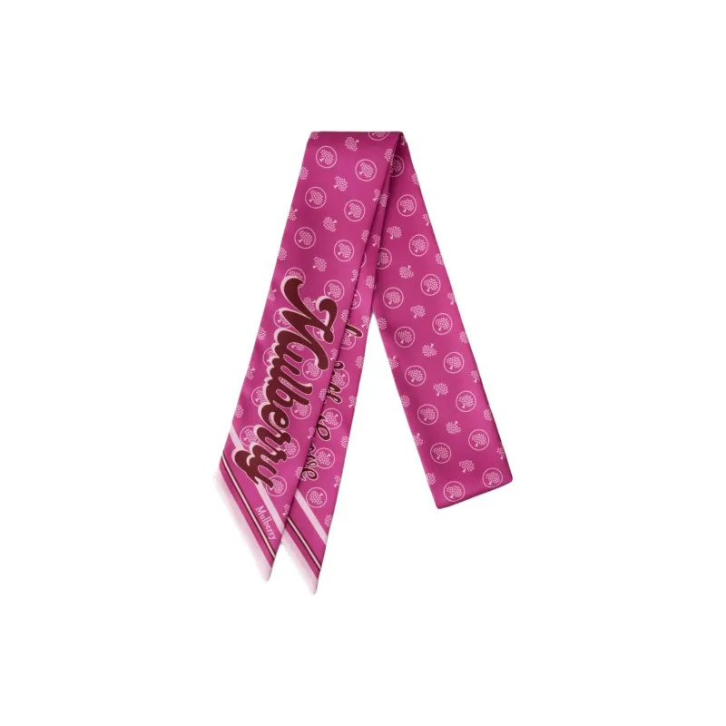 Mulberry Graphic-Printed Scarf-0