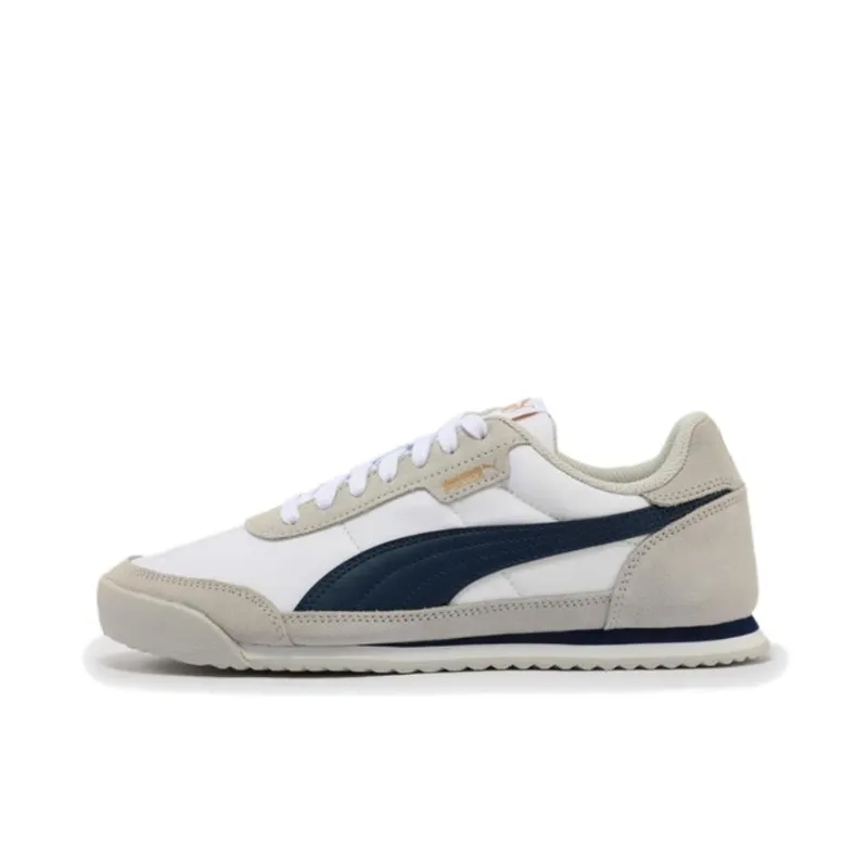 PUMA Turino Anti Slip Wear Resistant Low Top Casual Shoes Unisex White Gray-0