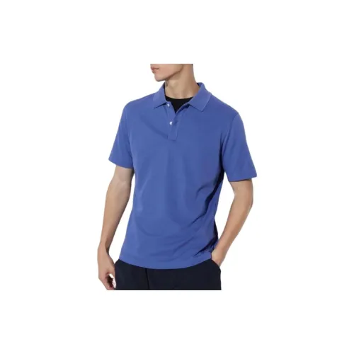 UNIQLO Polo Shirts Unisex Royal Blue