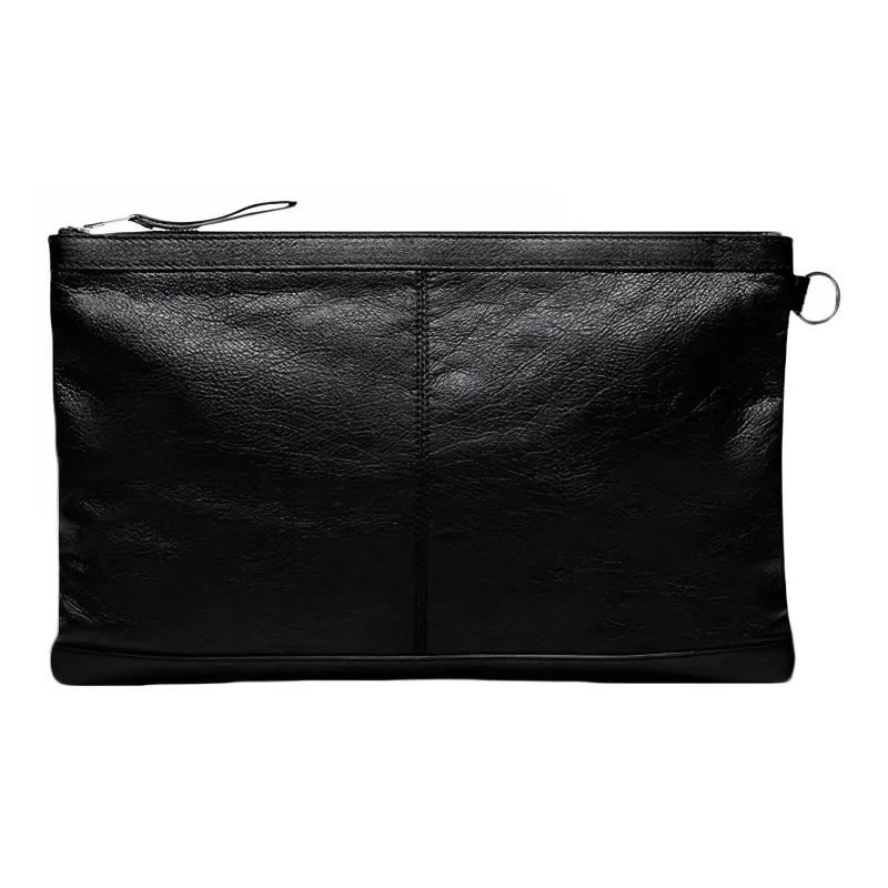 Balenciaga Wool Clutch Men's Black-1