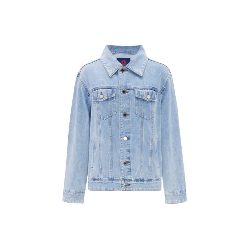 NAVIGARE Denim Jackets Women's Denim Blue