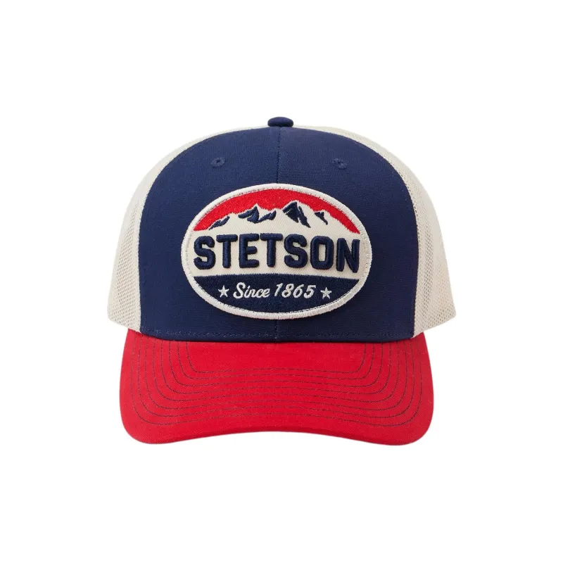 STETSON Cotton Polyester Baseball Caps Unisex Marine Blue-1