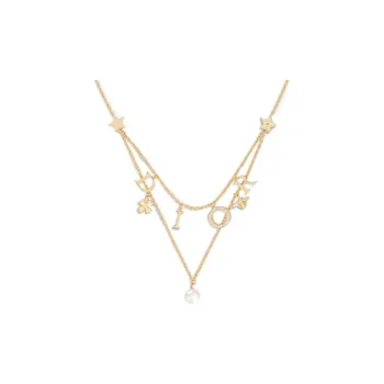 DIOR Metal Necklaces Women's Gold