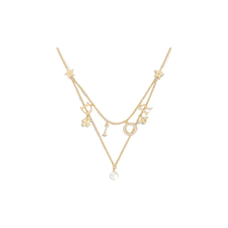 DIOR Metal Necklaces Women's Gold-0