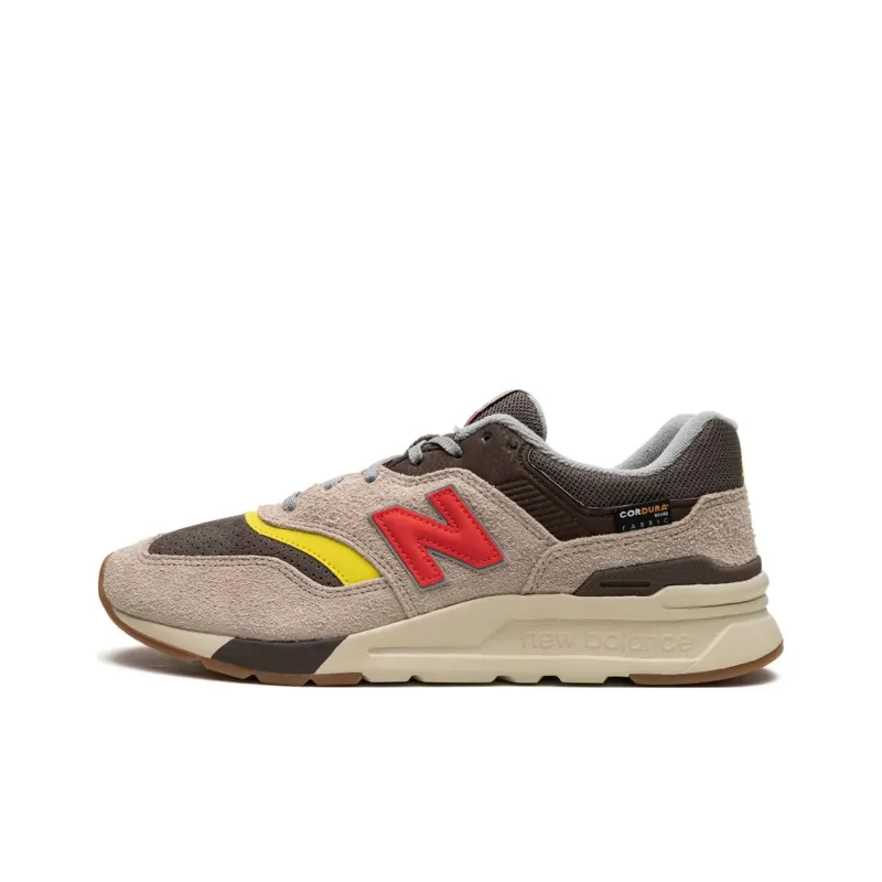 New Balance NB 997 Anti Slip Wear Resistant Low Top Casual Shoes Men's Brown Black-0