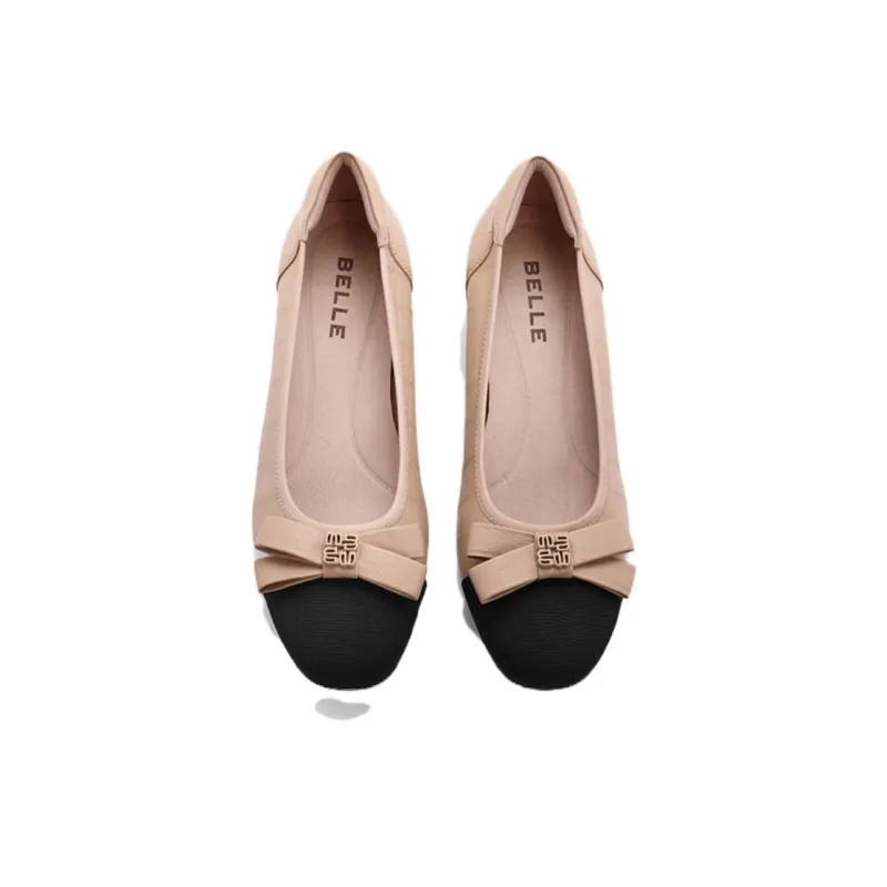 BELLE Women's Casual Shoes Women's Beige/Apricot-4