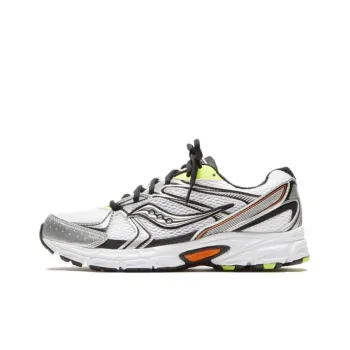 Saucony Grid Ride Millennium White Silver Lime Orange