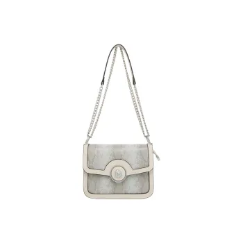TTaG．baG PU Shoulder Bag Regular Women's White/Black