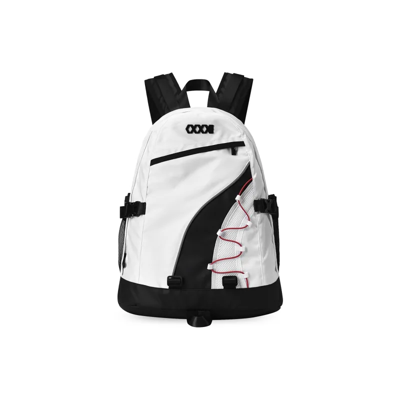 COEXISTENCE Polyester Water Repellent Commute Travel Backpack Regular Unisex White-0