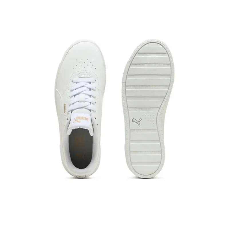 PUMA JOLA Anti Slip Wear Resistant Low Top Skateboard Shoes Women's White-4