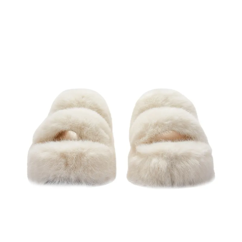 JUZI PVC Polyvinyl Chloride Slip-Resistant Abrasion-Resistant Slide Slippers Women's-2