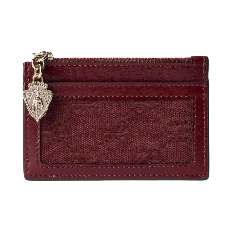 GUCCI Canvas Card Holder Women's Red-0