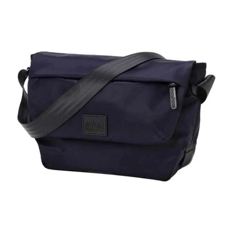 Manhattan Portage Nylon Crossbody Bag Shoulder Bag Small Size Unisex Black/Marine Blue/Olive-9