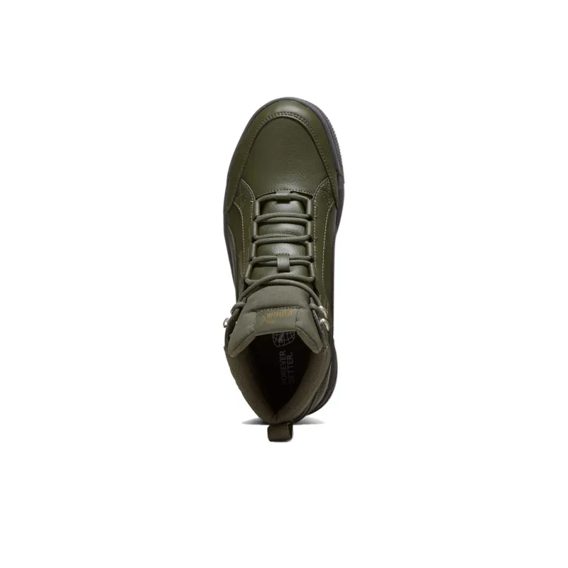 PUMA Tarrenz SB Slip Resistant Waterproof High Top Skateboard Shoes Men's Green-3