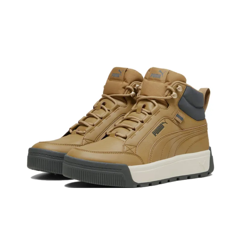PUMA Tarrenz SB Anti Slip Wear Resistant High Top Skateboard Shoes Unisex Brown-2