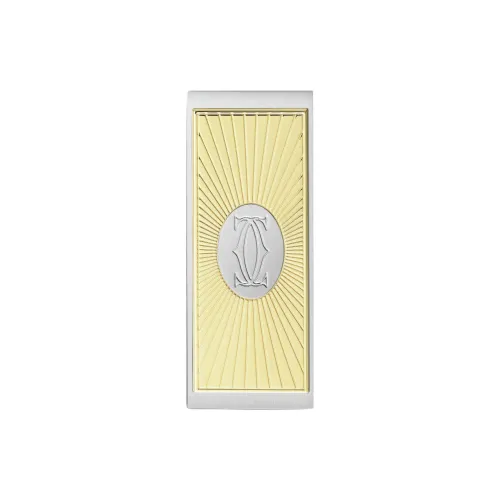 CARTIER Stainless Steel Gold Palladium Accessories Unisex Gold