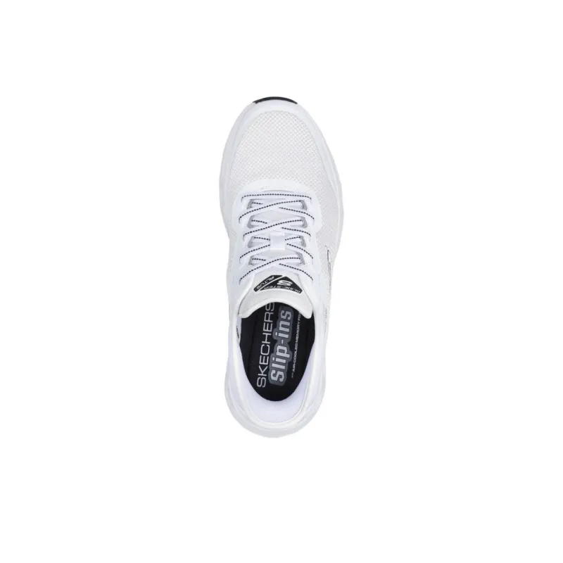 Skechers Slip Ins Anti Slip Wear Resistant Low Top Casual Running Shoes Men's White-2