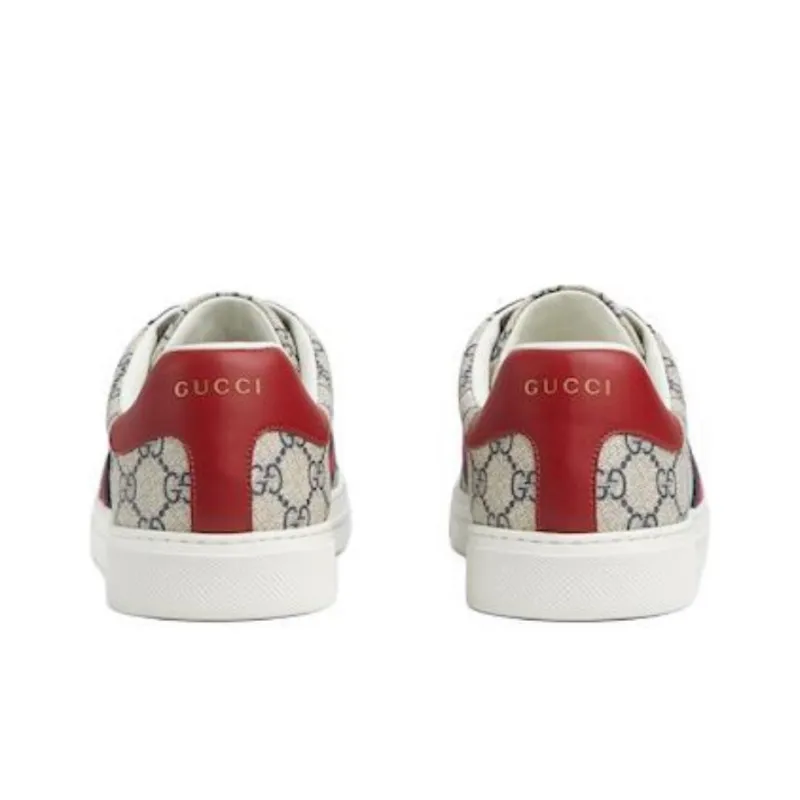 GUCCI Ace 'GG Supreme Canvas Beige Blue'-4
