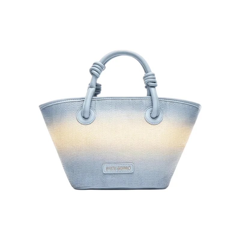 STEVE MADDEN Textile Materials Tote Bag Shopping Bag Shoulder Bag Crossbody Bag Handbag Mini Women's Blue & Multicolor-2