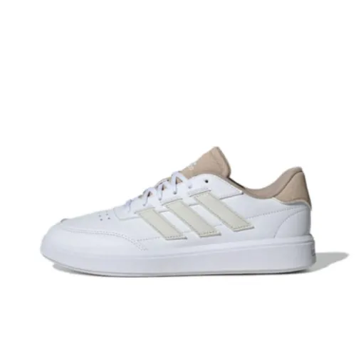 Adidas COURTBLOCK Skateboard Shoes Women's Low-Top White/Brown