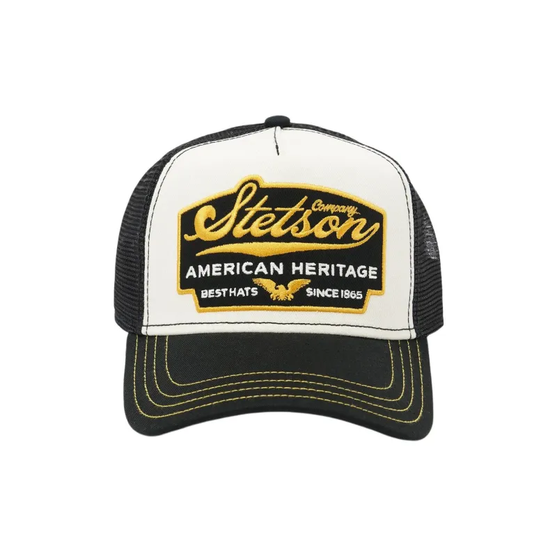 STETSON Cotton Polyester Baseball Caps Unisex Black-1