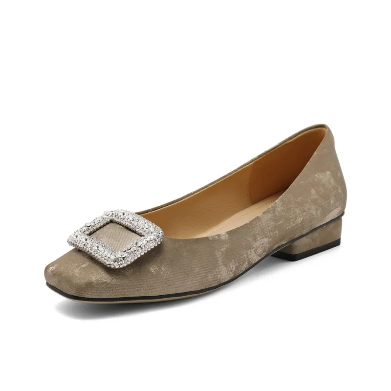 BELLE Women's Casual Shoes Women's Apricot/Silver/Black-1