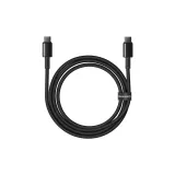 Black[1m, Two C-Type Ports], Supports 100W Fast Charging
