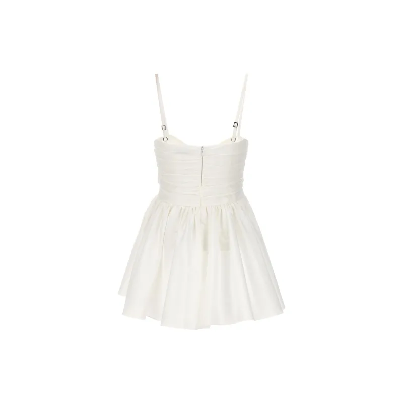 AREA Slip Dresses Women's Beige-1