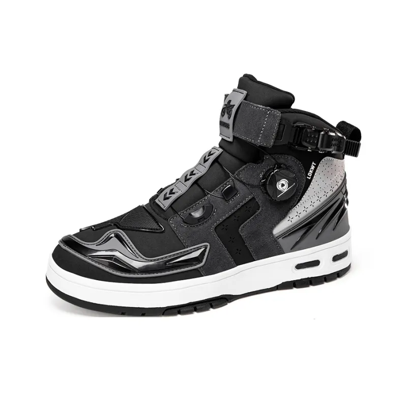 LOKWT Cushioning Anti-Slip Wear-Resistant Water-Resistant Impact-Resistant Mid-Top Cycling Shoes Unisex-4