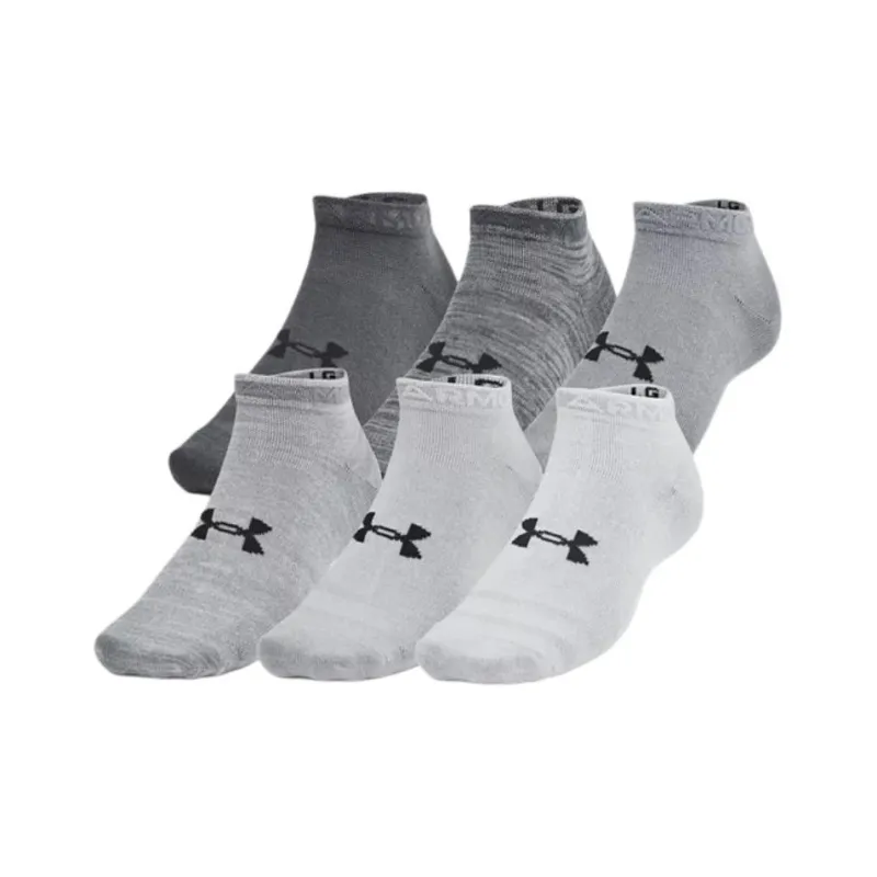 Under Armour Unisex UA Essential 6-Pack Low Cut Socks Ankle Socks Unisex 6 Pack-0
