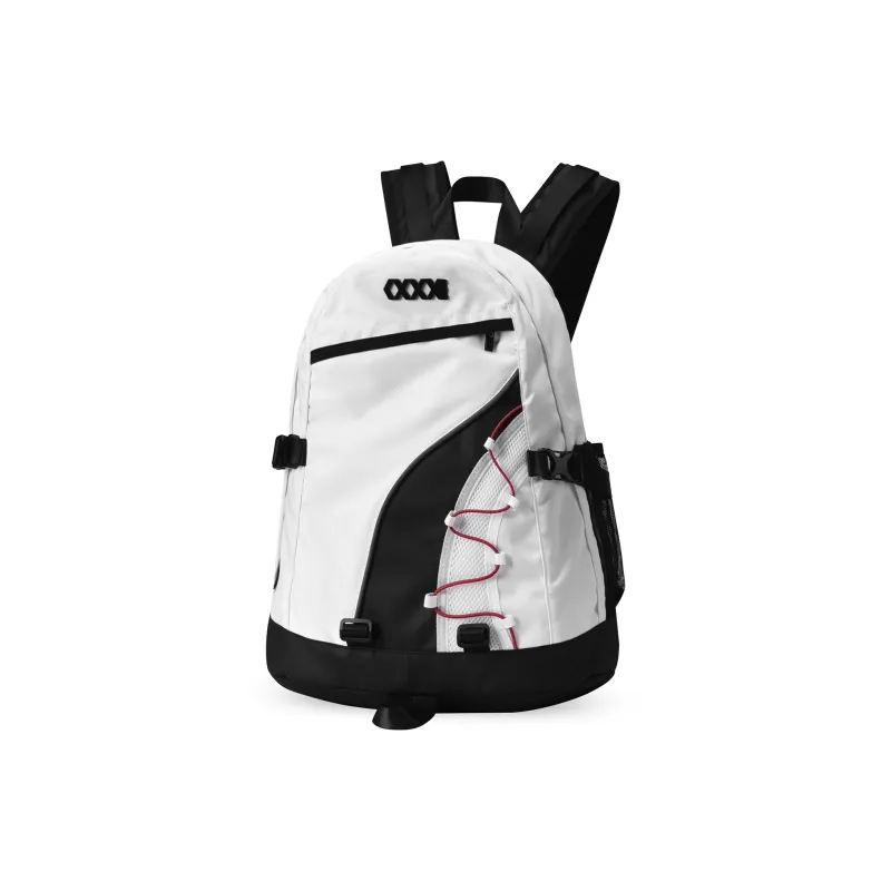 COEXISTENCE Polyester Water Repellent Commute Travel Backpack Regular Unisex White-1