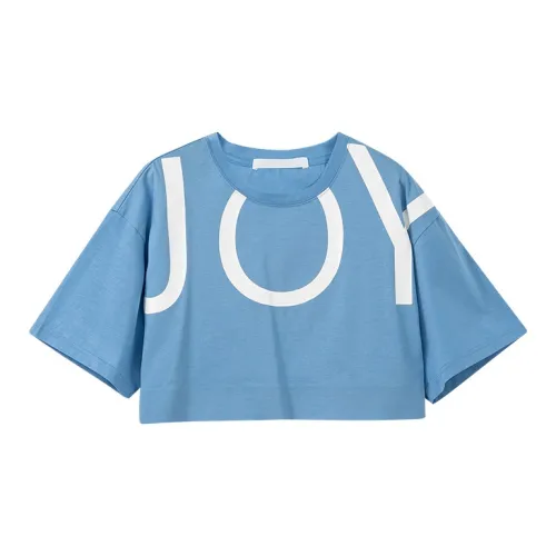 BASIC HOUSE T-Shirts Women's Sky Blue