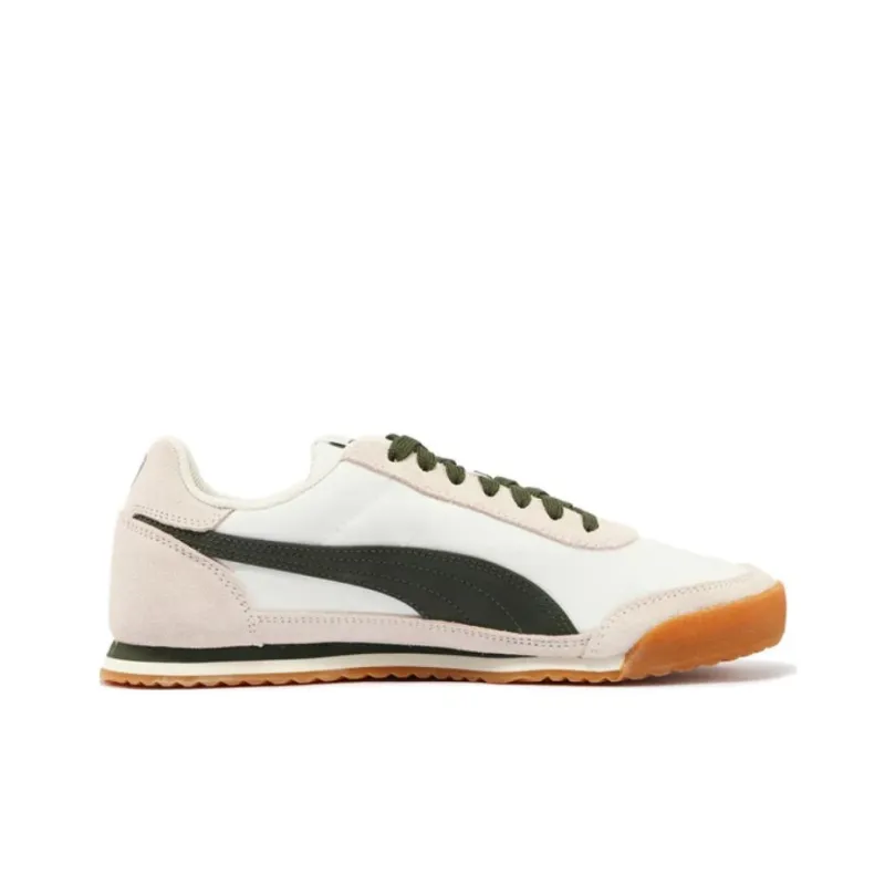 PUMA Turino Anti Slip Wear Resistant Low Top Casual Shoes Unisex White Pink Green-1