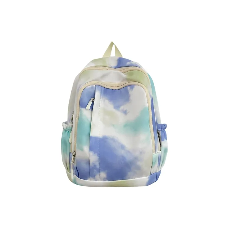 KAKAXI Nylon Backpack Women's Gray/Purple/Yellow/Blue/Pink-12