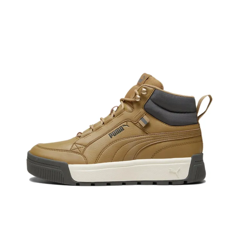 PUMA Tarrenz SB Anti Slip Wear Resistant High Top Skateboard Shoes Unisex Brown-0