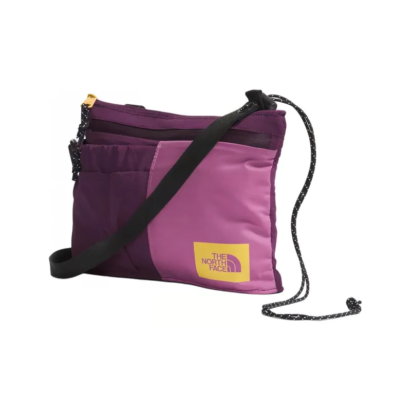THE NORTH FACE Recycled Nylon Crossbody Bag, Shoulder Bag Unisex Purple & Pink-2
