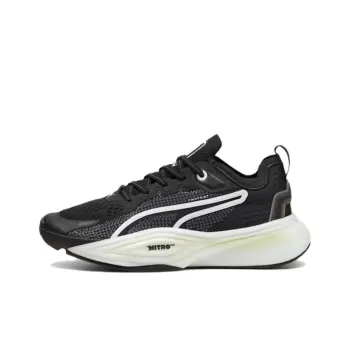 PUMA Pwr Nitro Anti Slip Wear Resistant Low Top Training Shoes Unisex Black White
