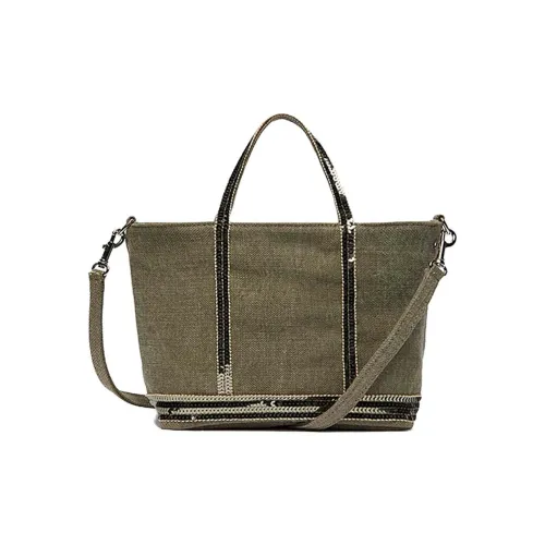 Vanessa Bruno Linen Shoulder Bag, Crossbody Bag, Handbag Extra Small Women's Khaki
