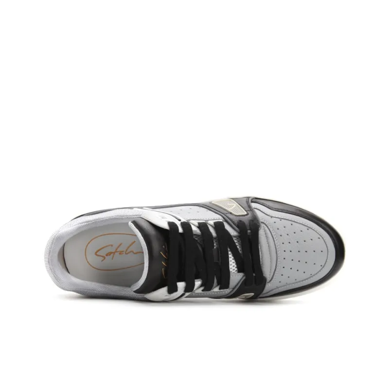 Satchi Low Top Skateboard Shoes Men's Gray-3