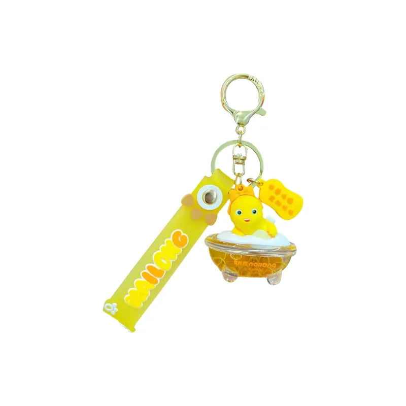 Baimao Acrylic+PVC+Metal Keychains Unisex-4