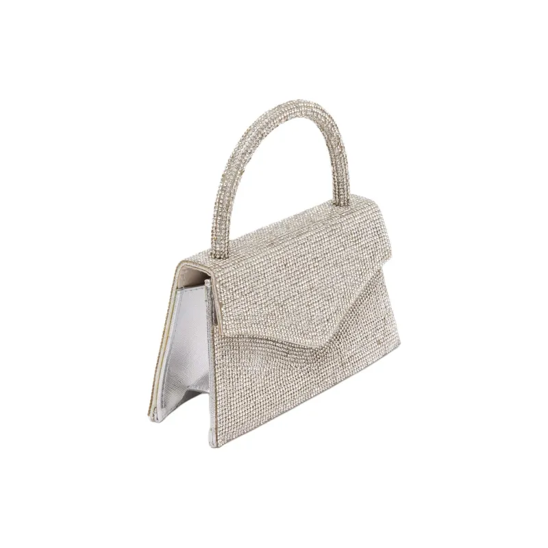 STEVE MADDEN Synthetic Material Handbag Women's Silver-1