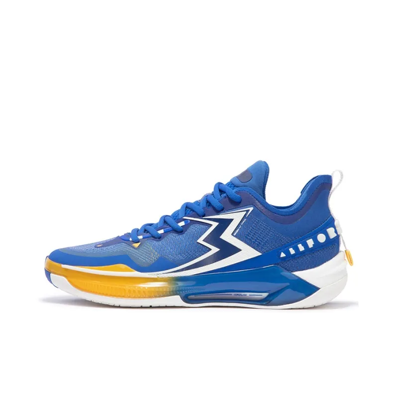 361° BIG3 5.0 Quick PRO Basketball Shoes Men Low Top Numbers Blue/Feather White-0