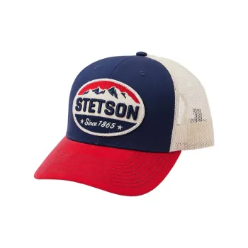 STETSON Cotton Polyester Baseball Caps Unisex Marine Blue