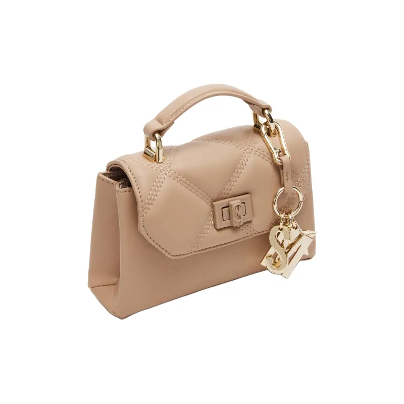STEVE MADDEN Synthetic Material Portable Crossbody Bag Shoulder Bag Mini Women's Tan-1