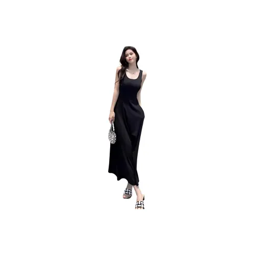 Beauty At 19 Slip Dresses Women's Black